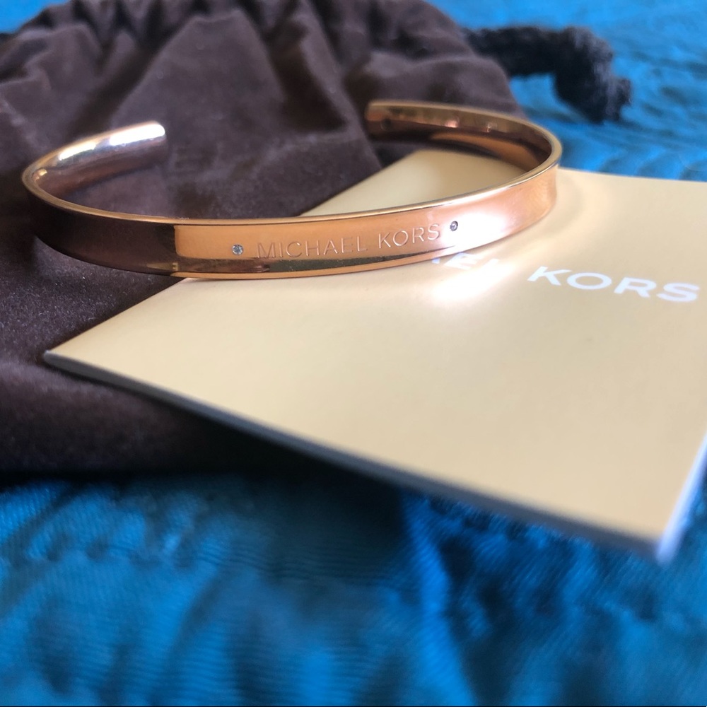 Michael Kors Cuff Bracelet - Rose Gold